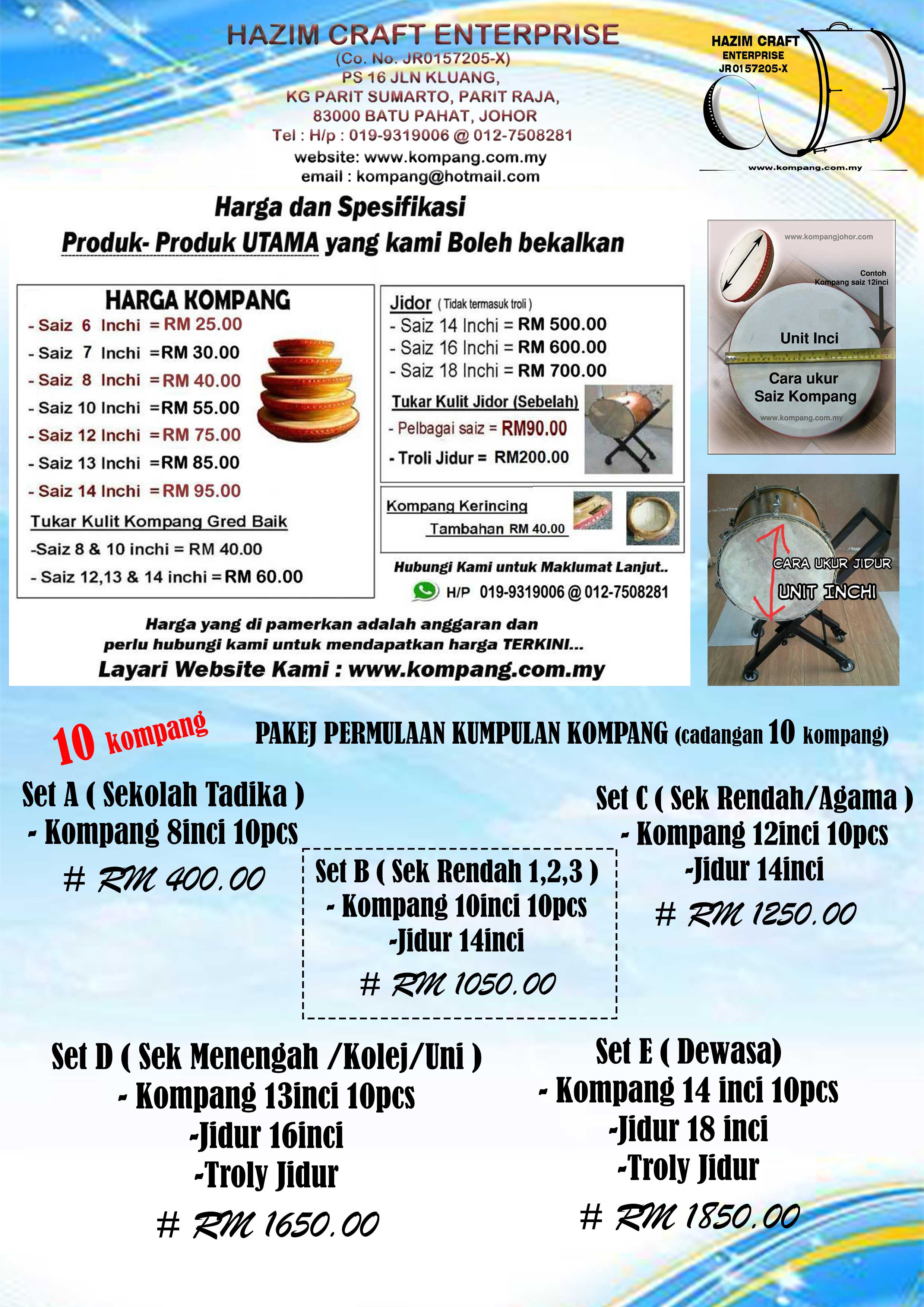 fliyer kompang